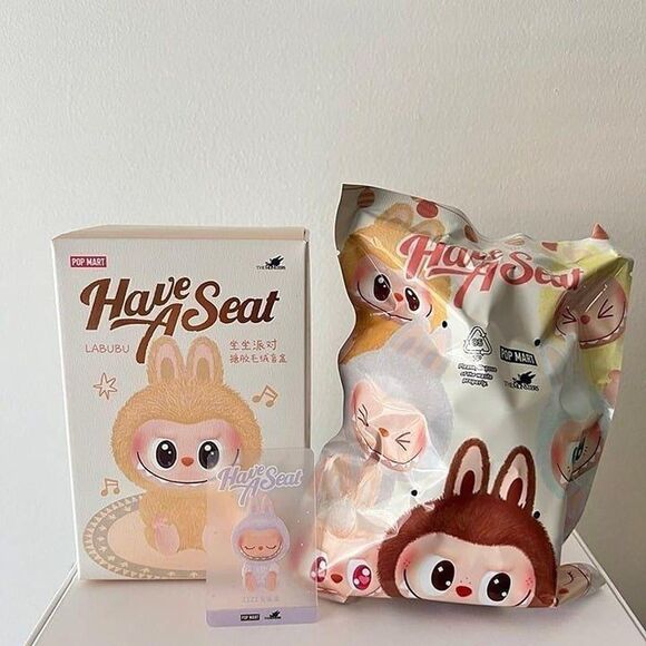 100% Authentic Pop Mart Labubu Have a Seat - Zizi - Picture 1 of 6